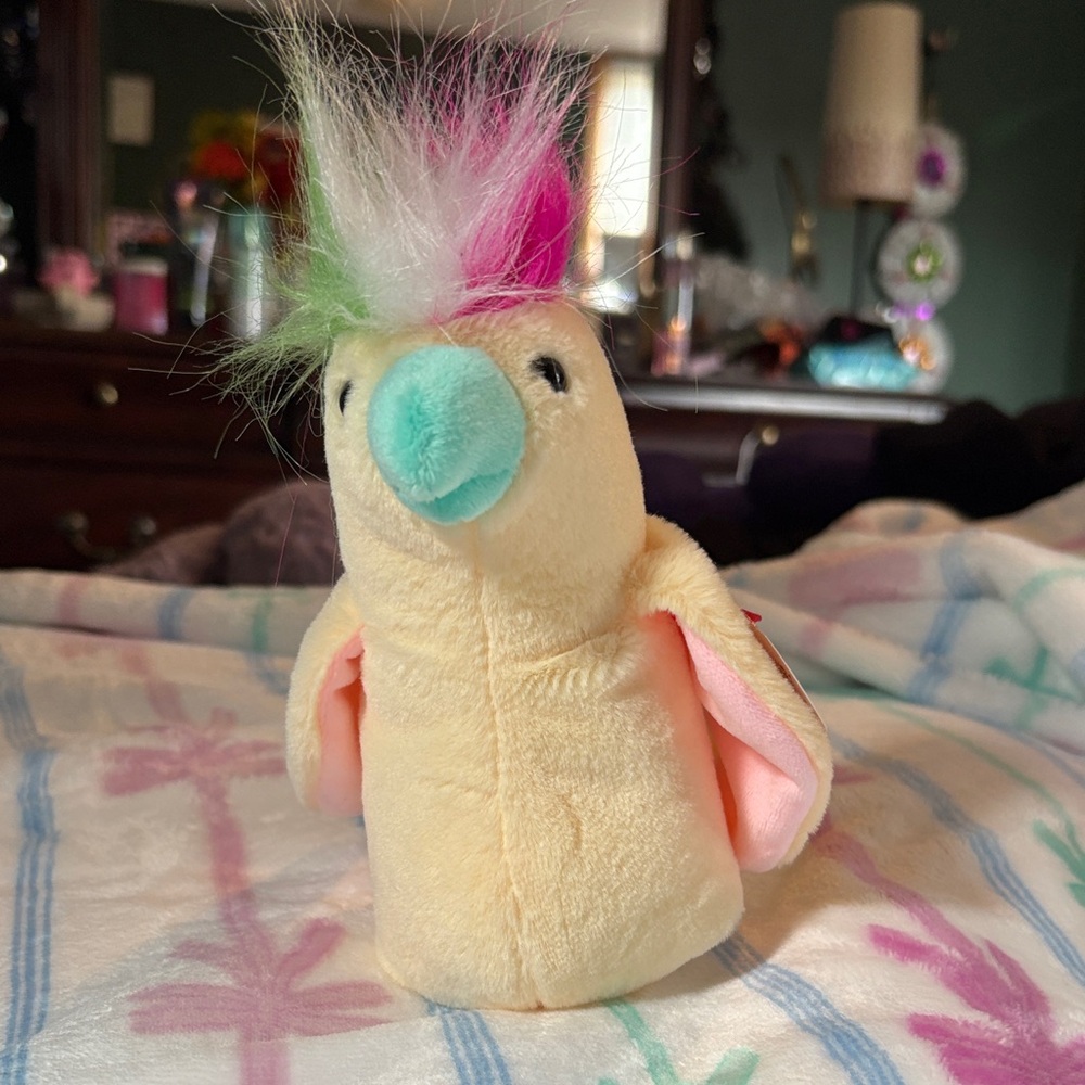Beanie baby cockatoo